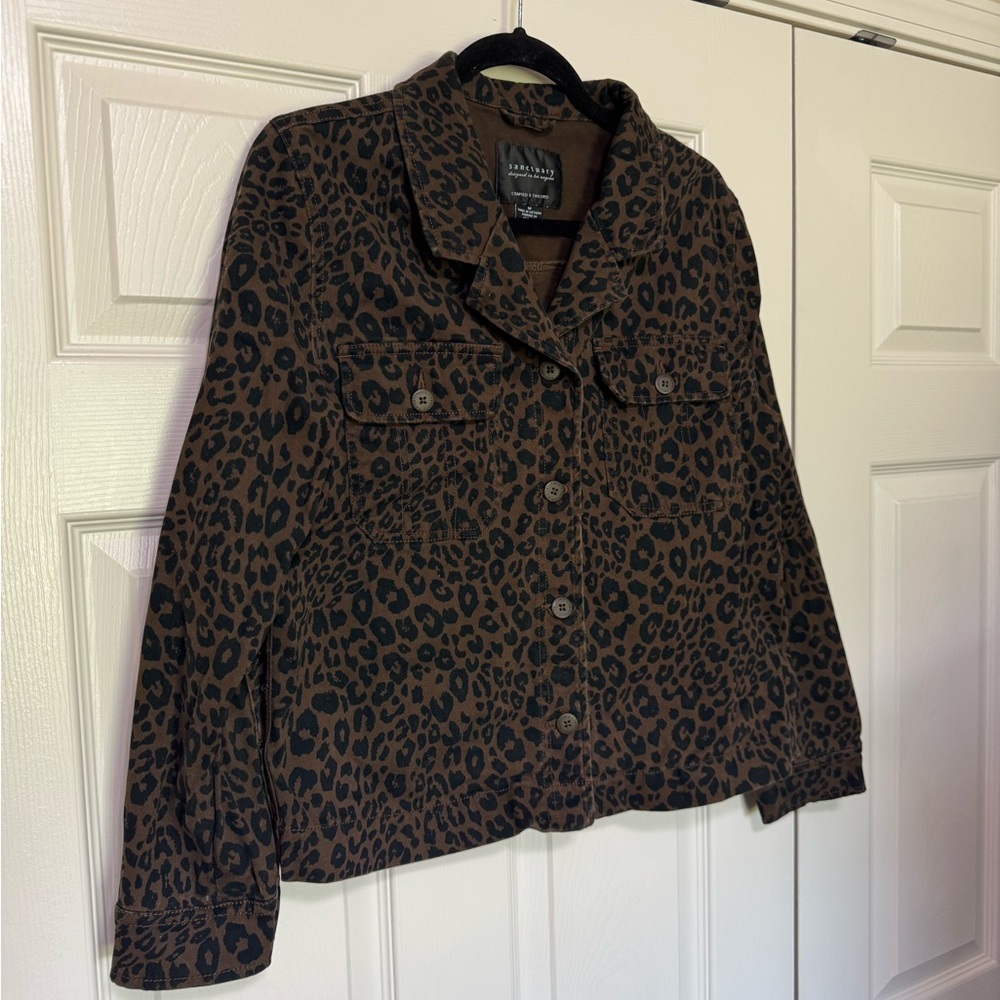 Sanctuary Leopard Utility Jacket - image 3